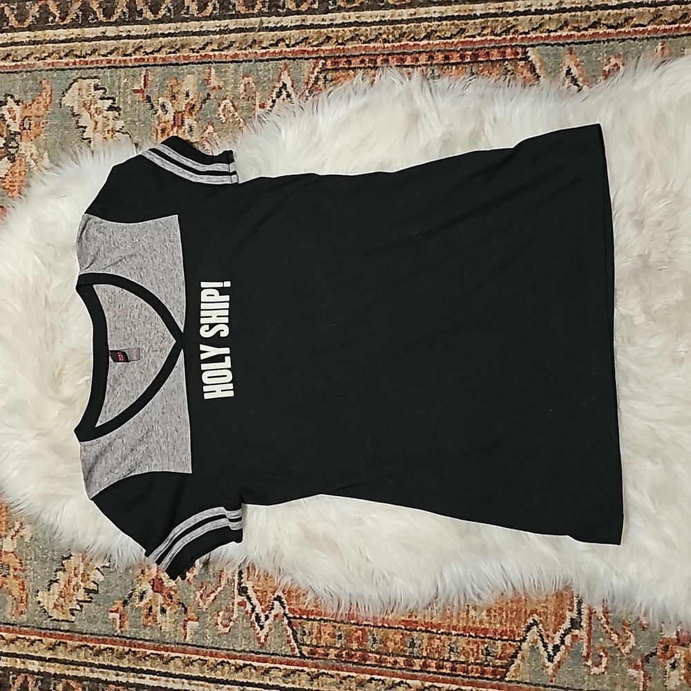 Holy Ship! Graphic Fitted Tee Shirt Size Large. Excellent Condition, Never Worn.